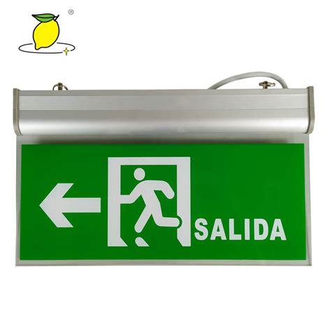 Professional LED Emergency Exit Sign For Factory Warehouse / Bar