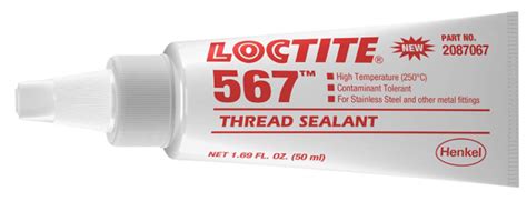 567-50ML LOCTITE 567 50ML PST THREAD SEALANT HI TEMP CONTROLLED STRENGTH | The Boss Shop ...