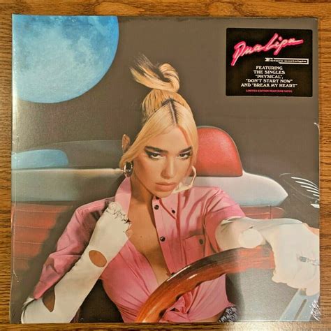 Dua Lipa Future Nostalgia Vinyl LP Limited Edition Neon PINK vinyl lp - Records