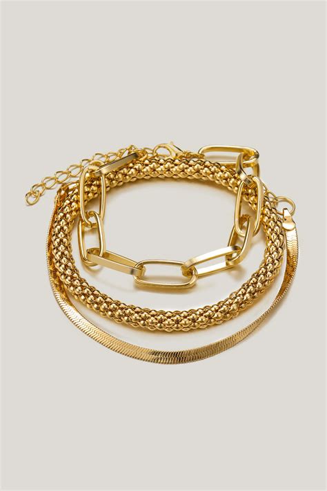 Gold-Tone Bracelet Set