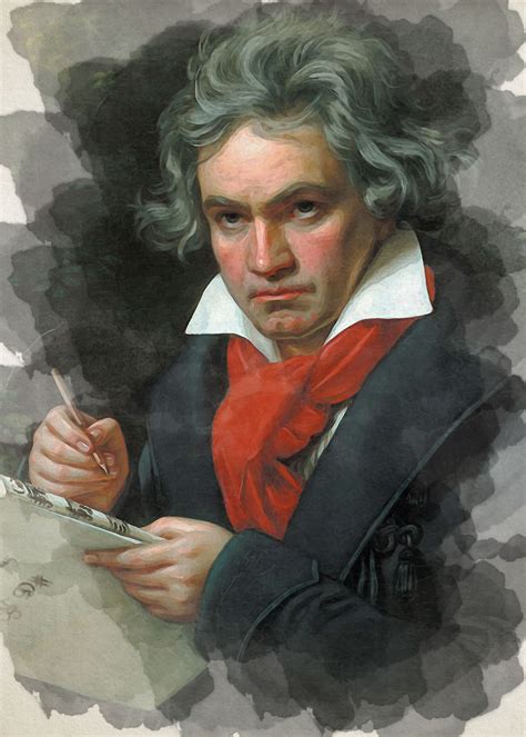 'Ludwig van Beethoven' Poster by Zull | Displate | Classical music poster, Beethoven, Classical ...