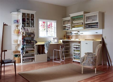 Sewing Room - Traditional - den/library/office - California Closets