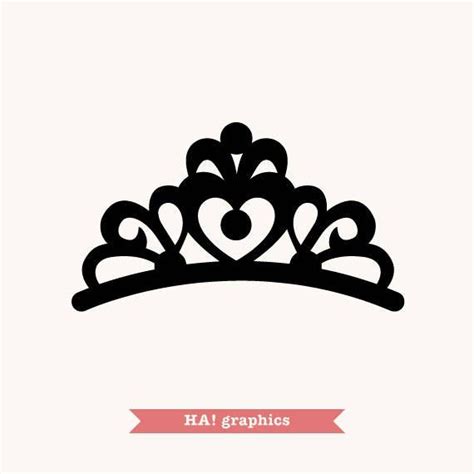 Crown, Tiara, Princess, Queen, King, Prince, Silhouette Cameo, Clipart, Vector, Instant Download ...