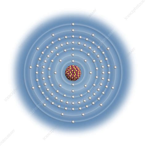 Bohrium, atomic structure - Stock Image - C023/2627 - Science Photo Library