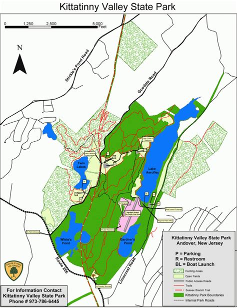 Wawayanda State Park Hiking Trail Map - Printable Map