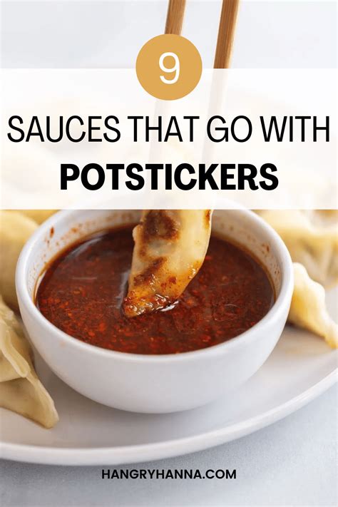 What Sauce Goes with Potstickers? (9 Sauces & Dips) – Hangry Hanna