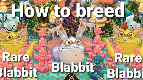 How to breed Blabbit + Rare Blabbit on Water island - YouTube