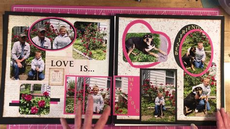 12 x 12 Scrapbook Page layouts Designs - YouTube