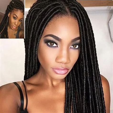 6Pcs 20"Synthetic Dreadlock Extensions 20strands Faux Locs Crochet Hair ...