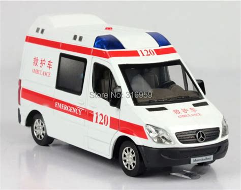 Alloy Diecast Ambulance&Post Office Van Car model 1:32 Open Door and With Sound Alloy Diecast ...