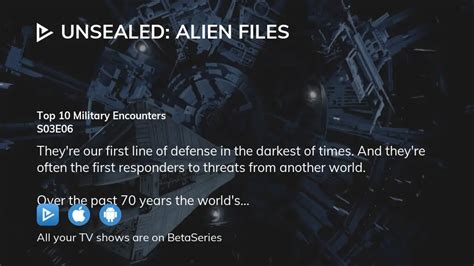 Watch Unsealed: Alien Files season 3 episode 6 streaming online | BetaSeries.com