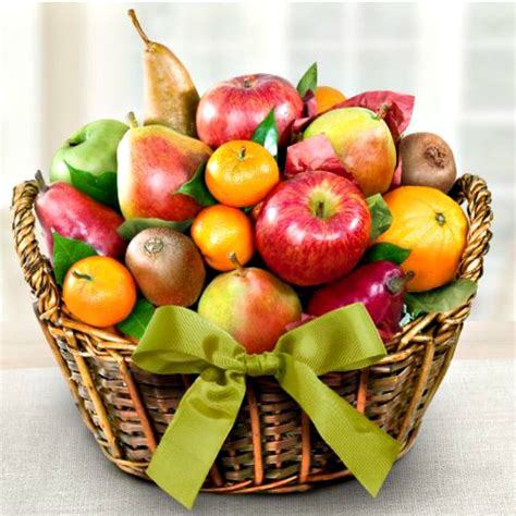 Organic California Fruit Collection Gift Basket