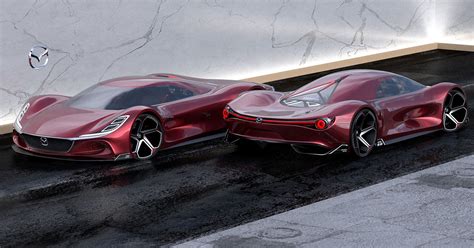 mazda RX-10 vision longtail conceptualizes 1,030 hp halo hypercar ...