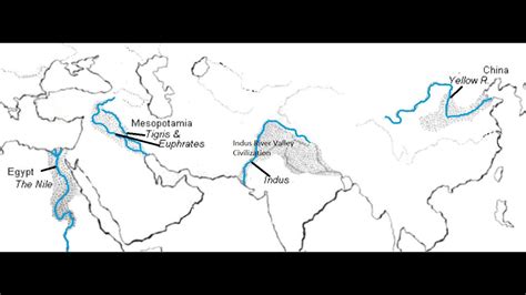 Indus Valley Civilization Map Black And White
