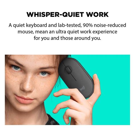 Logitech MK470 Slim Silent Wireless Keyboard & Mouse Combo | Thunder Match