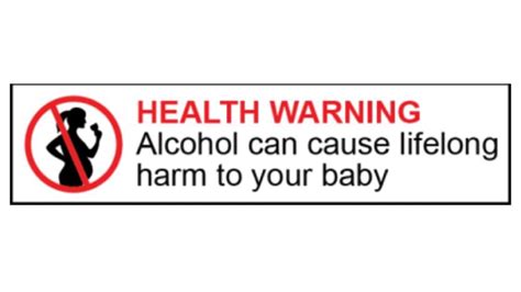 Changes to alcohol labelling warning against drinking while pregnant to ...