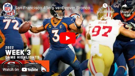 Denver Broncos: Watch highlights from win over San Francisco 49ers