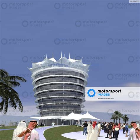 Computer generated views of the new Bahrain International Grand Prix circuit that is being built ...