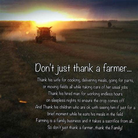 Thank a Farmer #Farmer #Quote