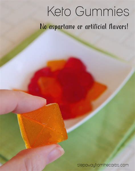 Keto Gummies (no aspartame) - Step Away From The Carbs