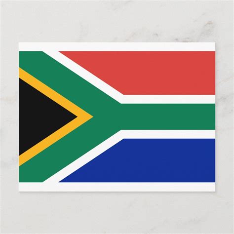 South Africa Flag - Vlag van Suid-Afrika Postcard | Zazzle | South ...