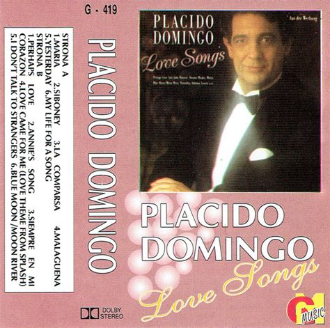 Placido Domingo – Love Songs (Cassette) - Discogs