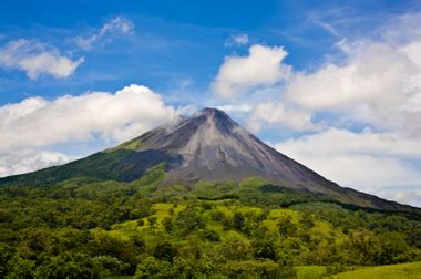 Arenal Volcano, Costa Rica, Volcán Arenal, Map, Eruptions