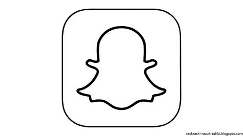 Snapchat Logo Coloring Coloring Pages Coloring Pages