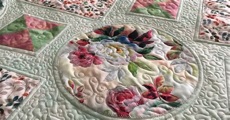 Custom Longarm Quilting by Quilts by Hannelore: Heirloom Roses Custom longarm quilted