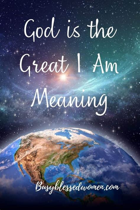 The Great I AM Meaning