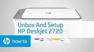 HP DeskJet 2720 All-in-One Printer Setup | HP® Support