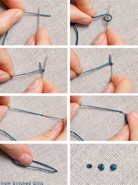 Knot Stitch Embroidery Tutorial | Embroidery