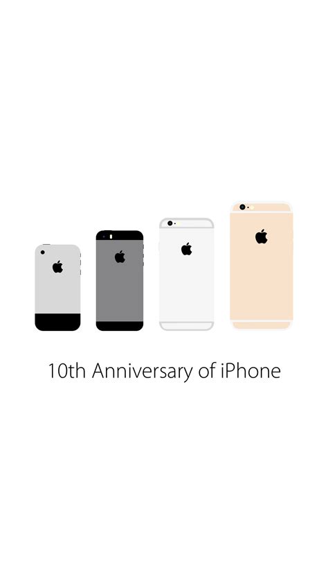 10th Anniversary of iPhone : r/iWallpaper