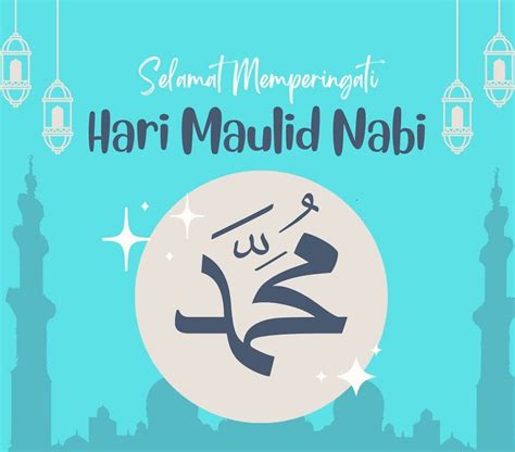 Koleksi Contoh Pamflet Maulid Nabi 2022 Terbaru, Keren dan Gratis, Referensi Kegiatan di Sekolah ...