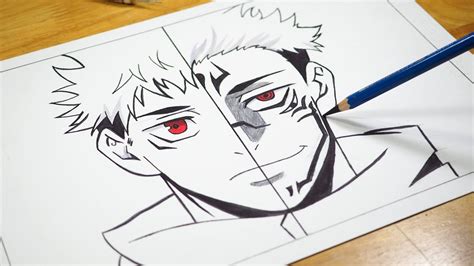 How To Draw Itadori Yuuji Ryomen Sukuna Sketch Jujutsu Kaisen | Images ...