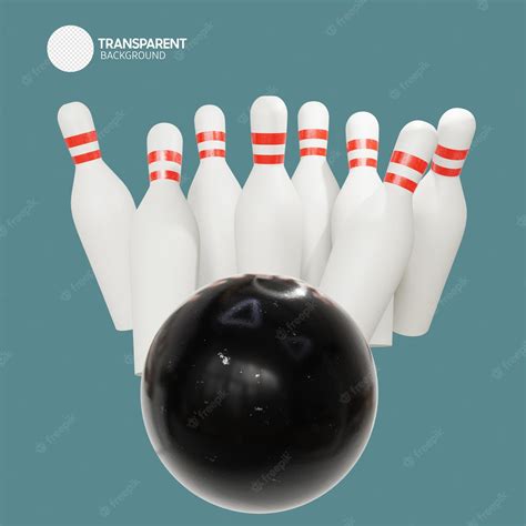 Premium PSD | Strike bowling