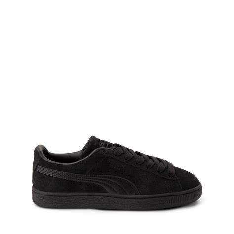 PUMA Suede Classic Athletic Shoe - Big Kid - Black Monochrome | Journeys