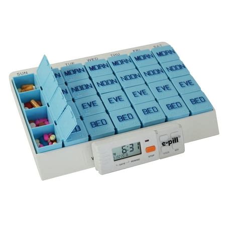 e-pill | MedGlider HOME | Large Capacity Pill Box Organizer System and ...