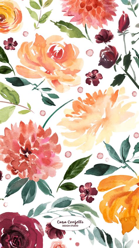 Watercolor Flower Wallpapers - Top Free Watercolor Flower Backgrounds - WallpaperAccess