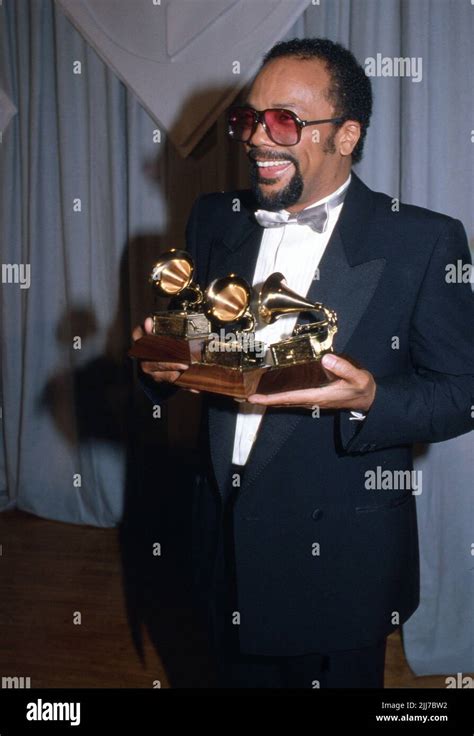 Quincy Jones at the 1982 Grammy Awards Credit: Ralph Dominguez/MediaPunch Stock Photo - Alamy