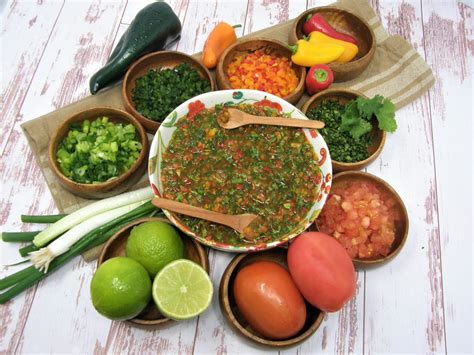 Ají Sauce a colorful chopped salsa. Colombian staple sauce. Sauce recipe