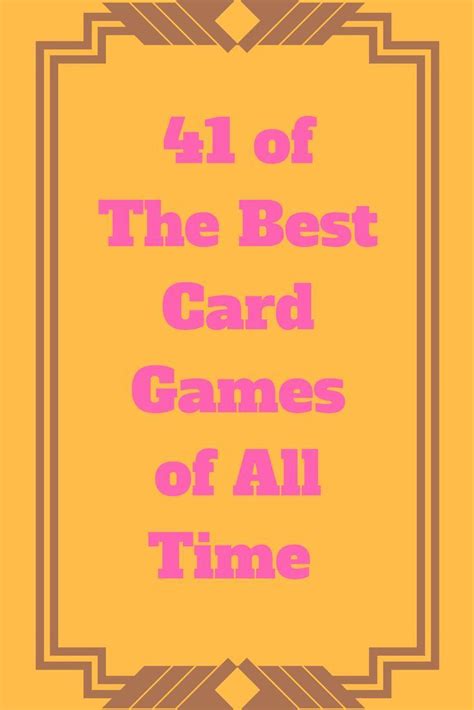 The Best Card Games to Play of all Times | Fun card games, Card games for one, Card games