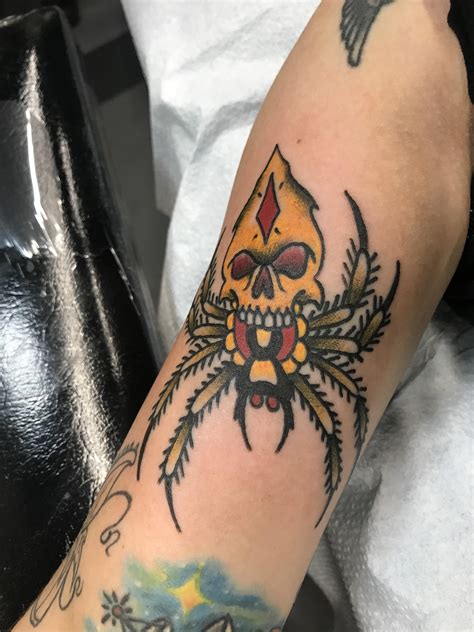 Gold Skulltula-inspired tattoo by Jake Acree @ Tattoo 34 in Portland, OR. : r/tattoos