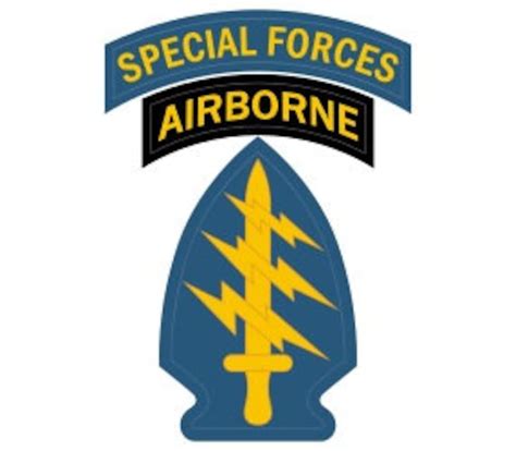 US Army Special Forces With SF Tab Patch Vector Files Dxf Eps - Etsy