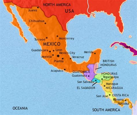 Mexico and Central America 500 BCE