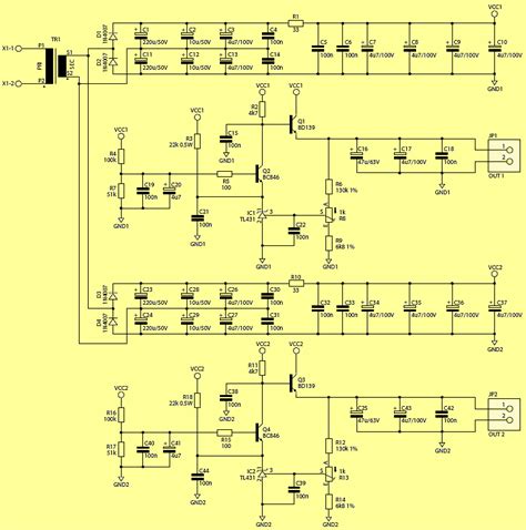 48 Volt Phantom Power Supply Schematic - Wiring Flow Line