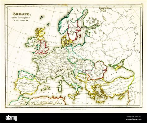 Carolingian empire map hi-res stock photography and images - Alamy