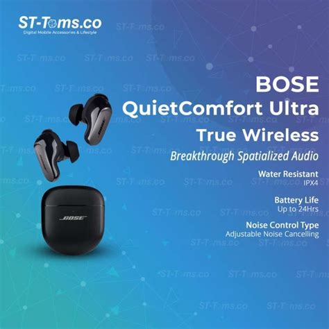 Jual Bose Quietcomfort Ultra True Wireless Tws Anc Spatial Audio Sound Di Seller St-toms - Ancol ...