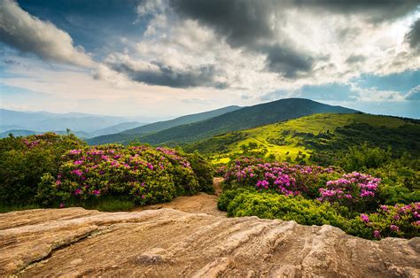 North Carolina Blue Ridge Mountains Landscape Appalachian Trail ...