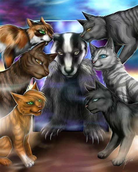 Warriors: Midnight and six cats by Marshcold on DeviantArt Warrior Cats ...